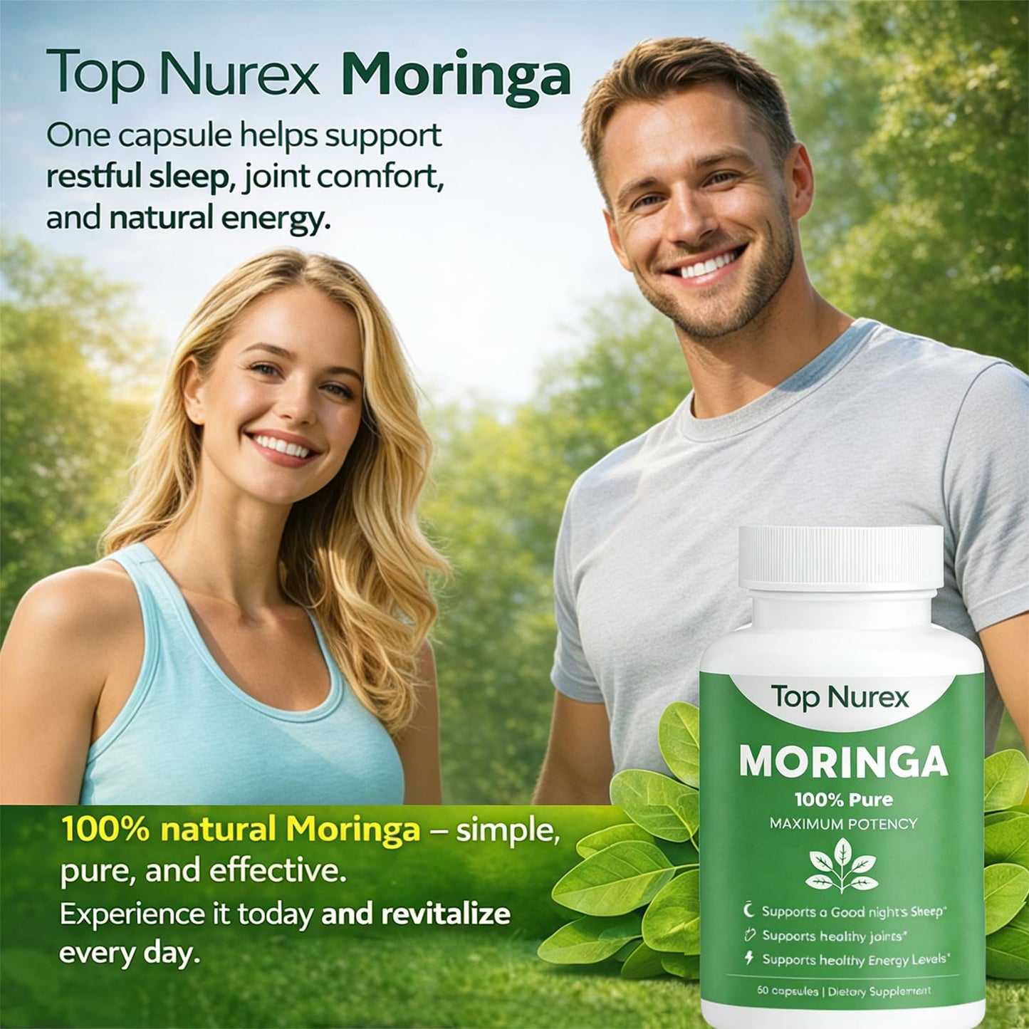 Top Nurex Moringa Capsules 60 Count
