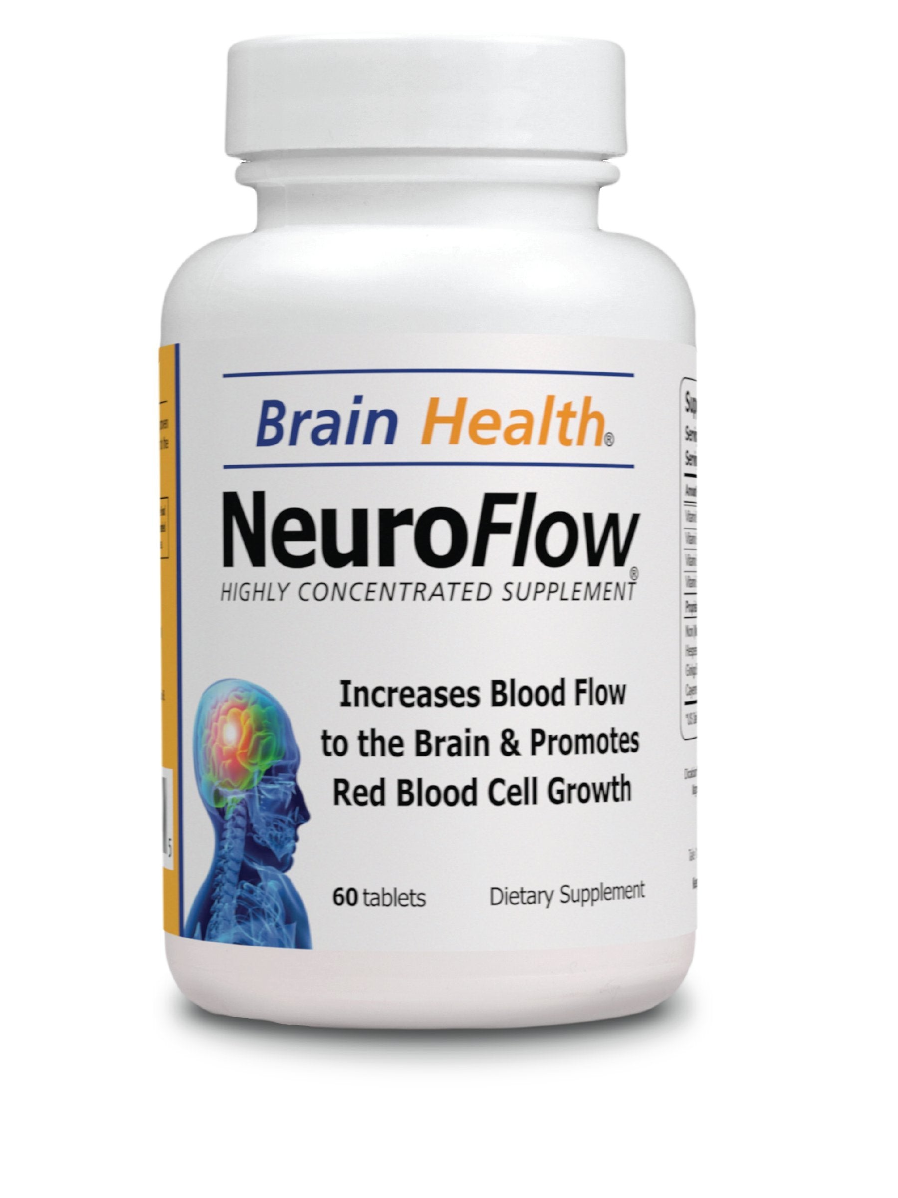 Organic Farms Vitamins Neuro Flow Brain Health 60 Tablets