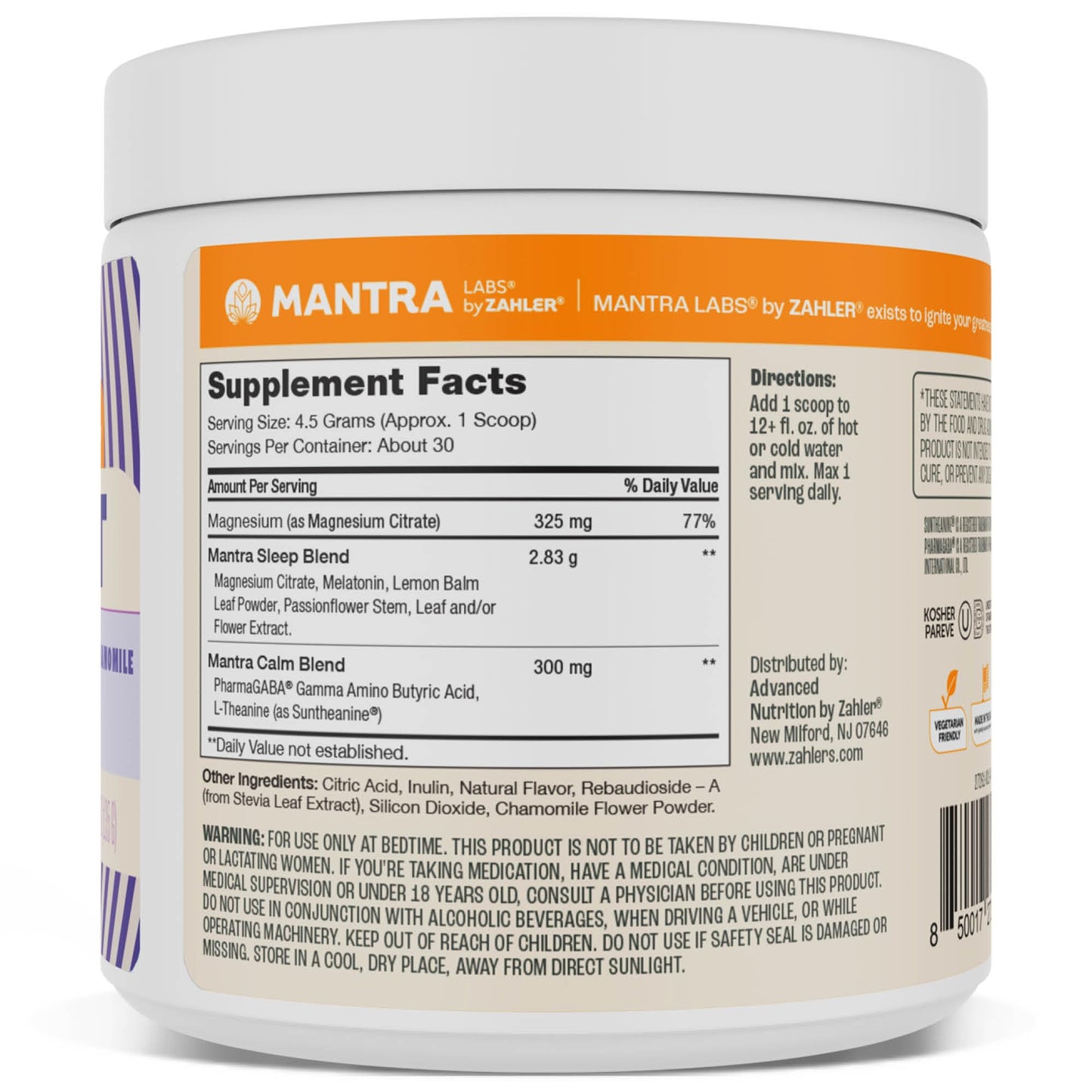 Zahler Mantra Rest Powder 4.8 Ounce