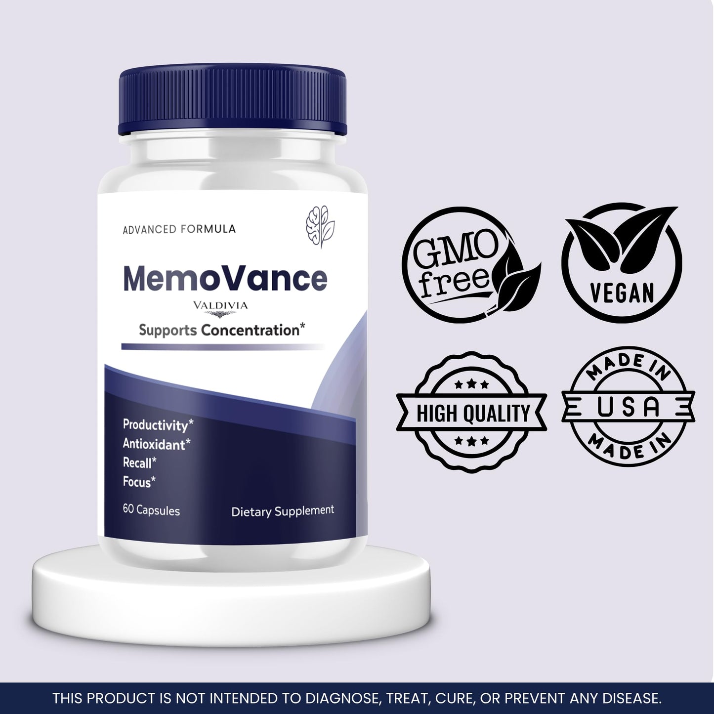 Valdivia MemoVance Capsules 120 Capsules