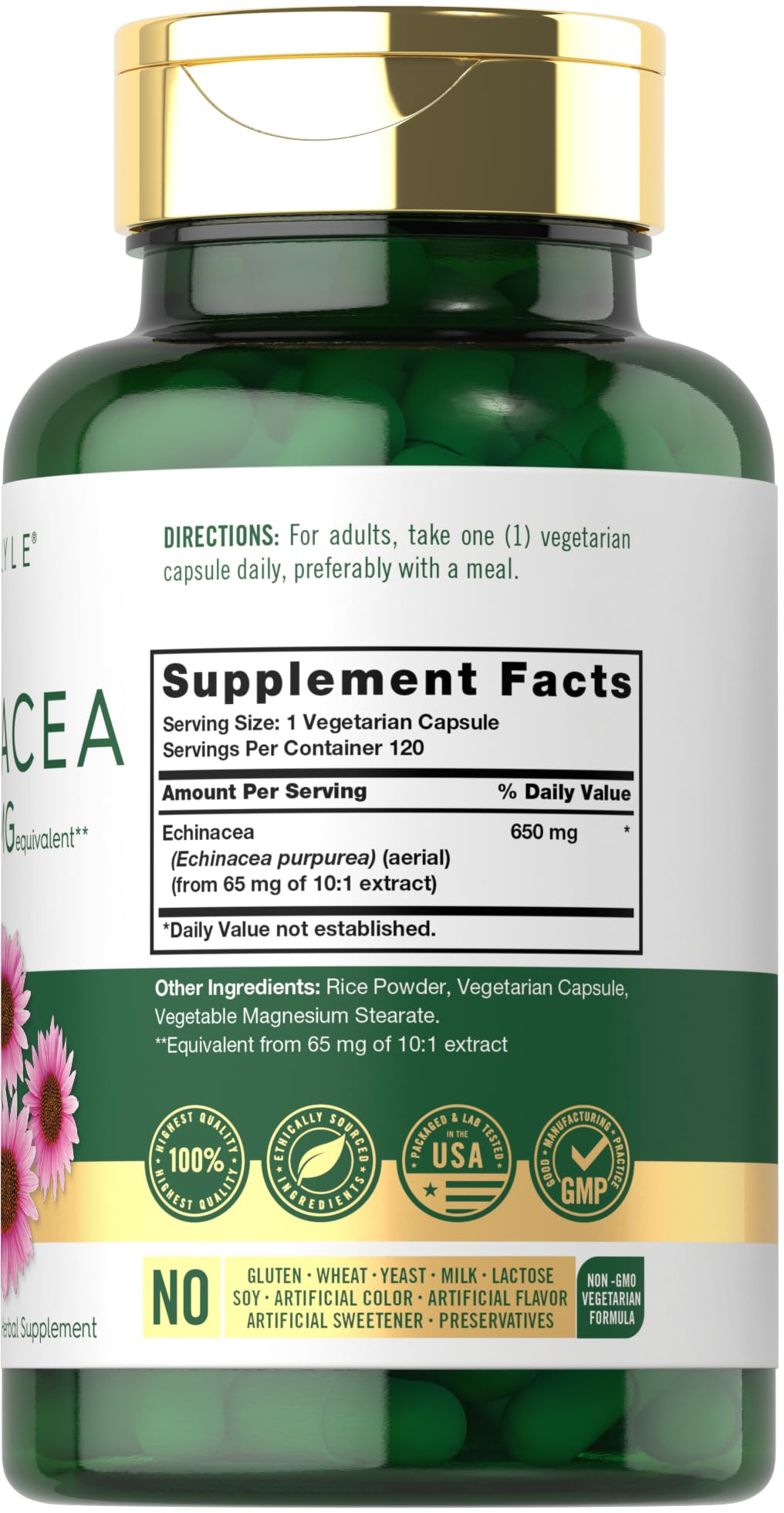 Carlyle Echinacea Capsules 120 Count