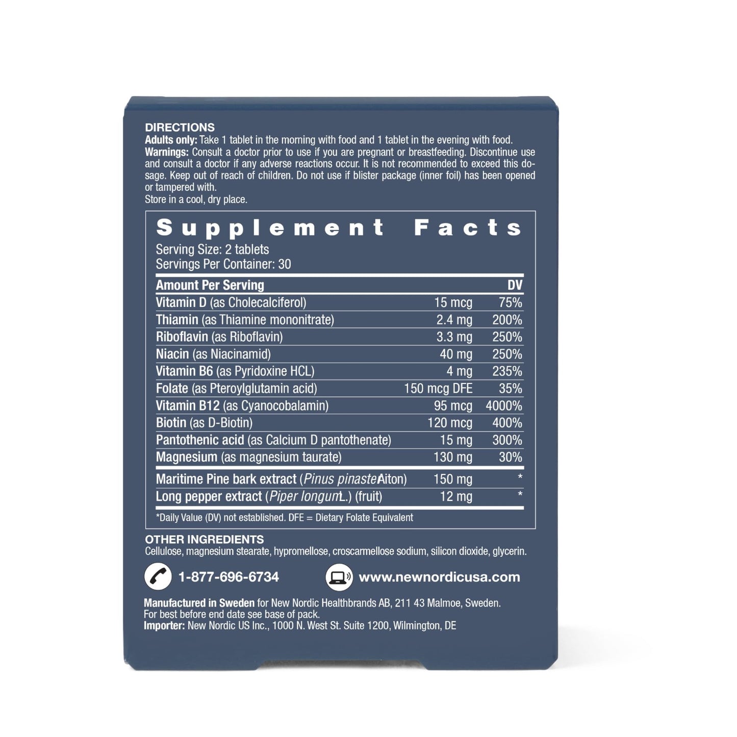 NEW NORDIC Magic Magnesium Taurate 875mg Capsule, 60 Count