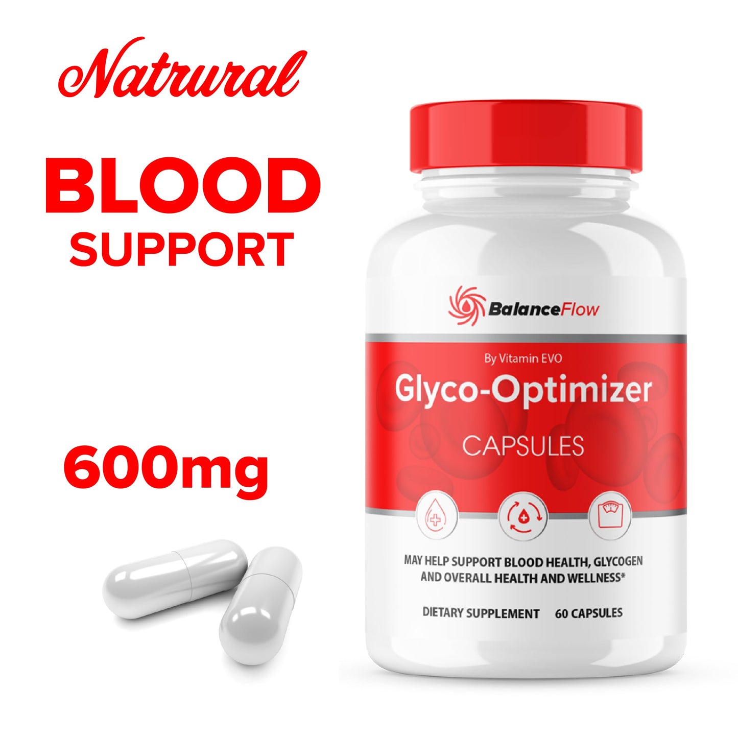 Vitamin Evo Balance Flow Glyco Optimizer Capsule 120