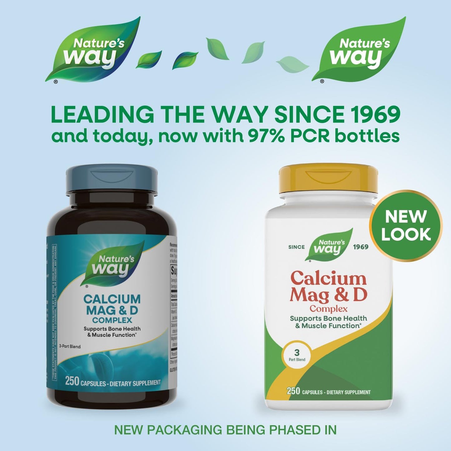 Nature's Way Calcium Magnesium & Vitamin D Complex 250 Capsules