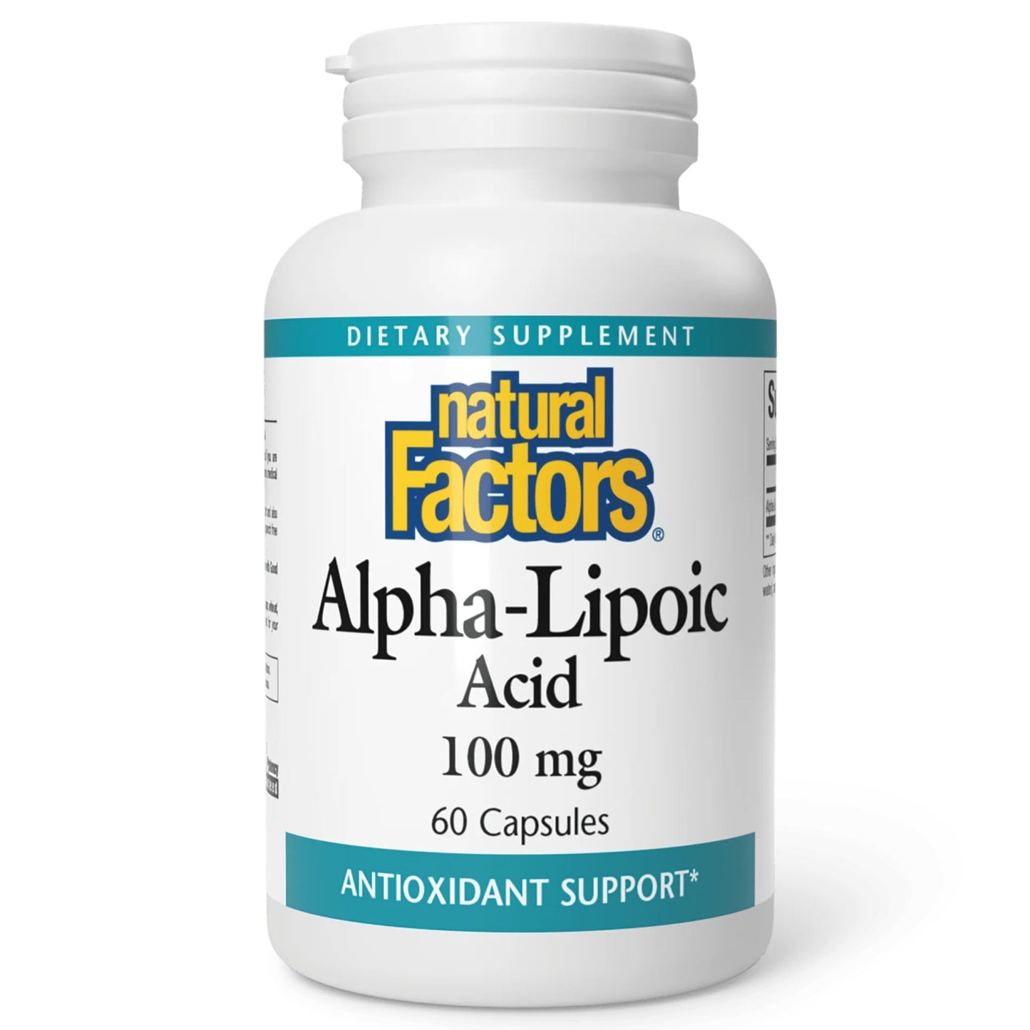 Natural Factors Alpha-lipoic Acid 100mg Capsules, 60 Capsules