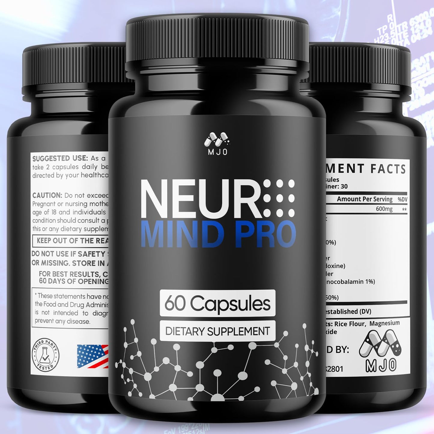 MJO Neuro Mind Pro 180 Capsules