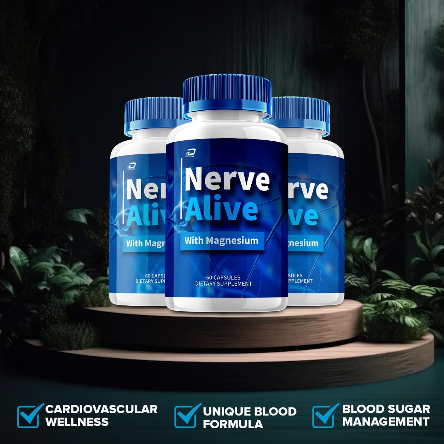 Indelo Nerve Alive 60 Capsules