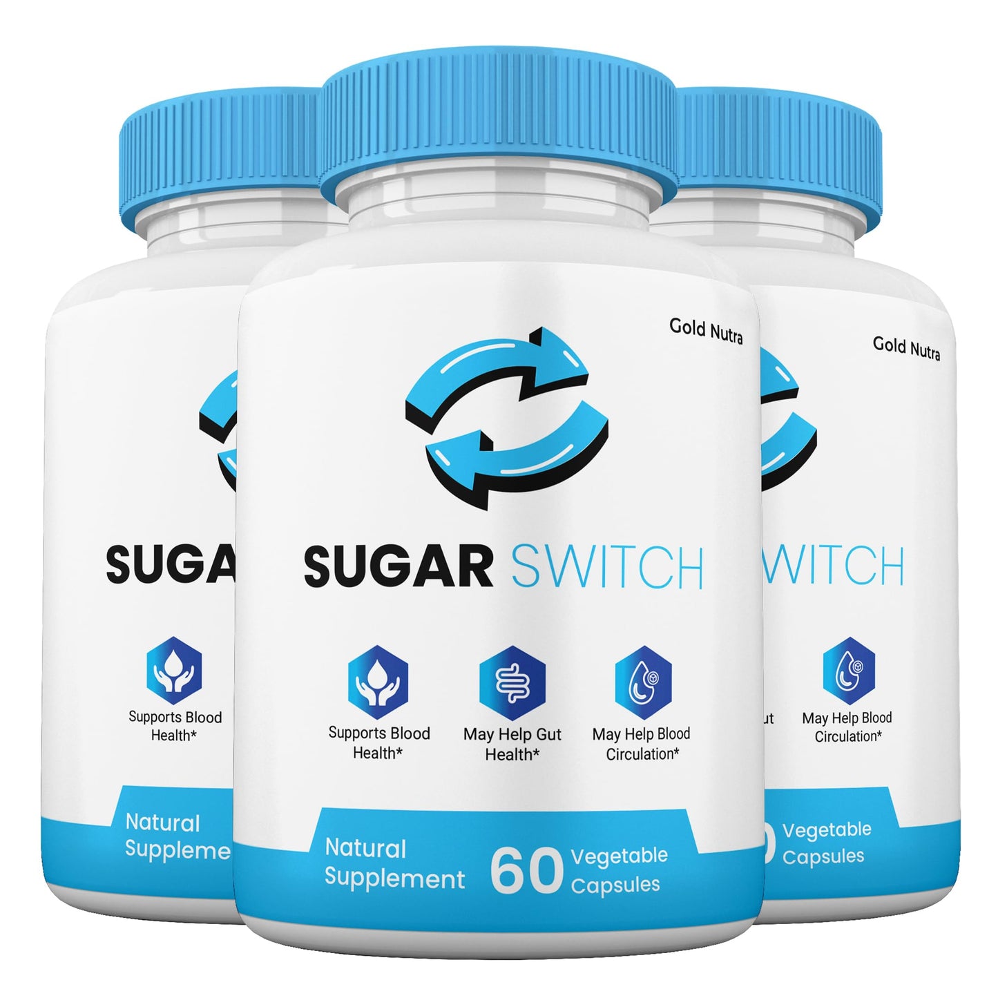 Gold Nutra SugarSwitch Capsules 3 Capsules