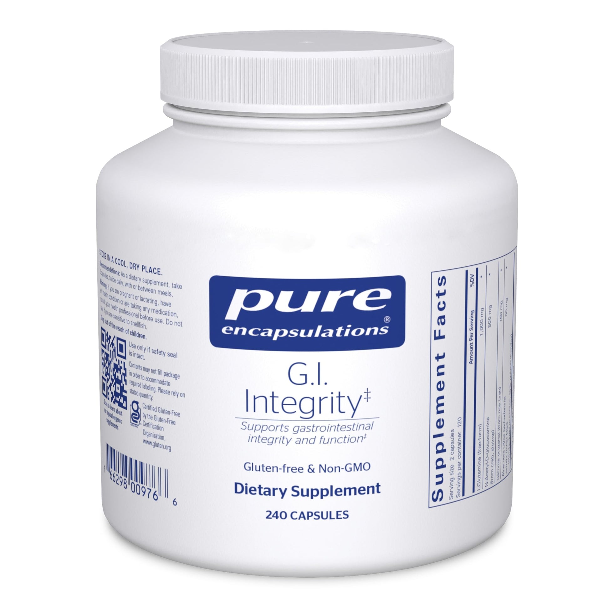 Pure Encapsulations G.I. Integrity 240 Capsules