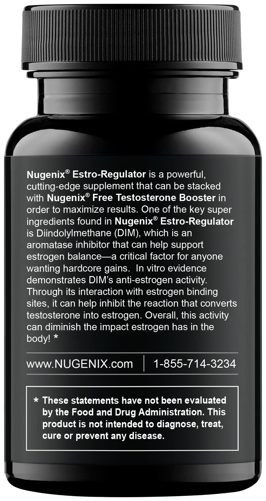 Nugenix Estro-Regulator Estrogen Blocker for Men, DIM Supplement Capsule, 60 Count