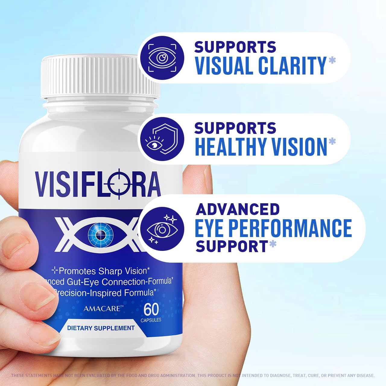 AMACARE VisiFlora Capsules 180 Capsules