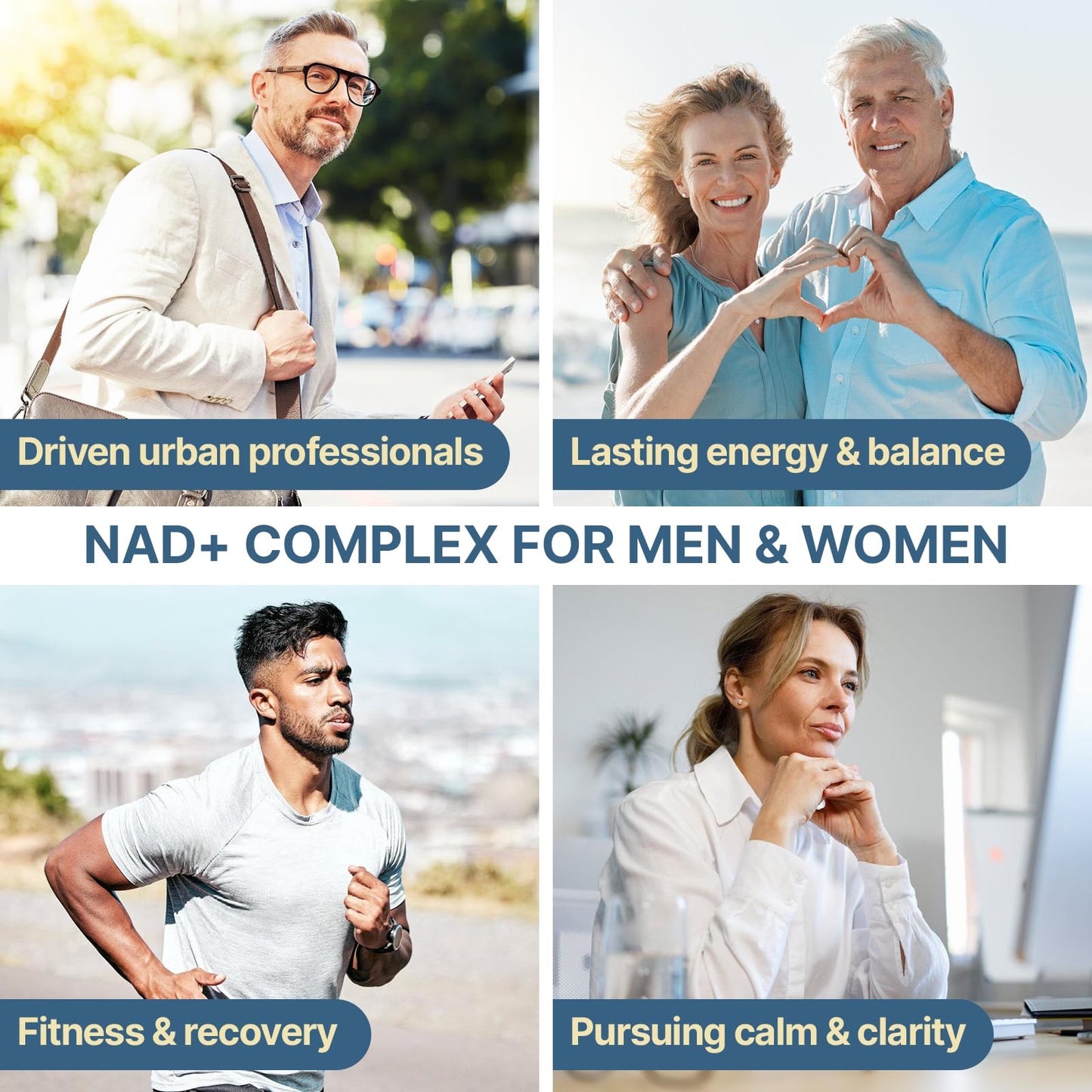 SYZY GENICS NAD+ Supplement 1600mg Extra Strength Liposomal NMN Alternative with Resveratrol, Urolithin A, CoQ10, Quercetin & ALA - Mitochondrial Energy & Anti-Aging, Cell Regeneration, 120 Softgels