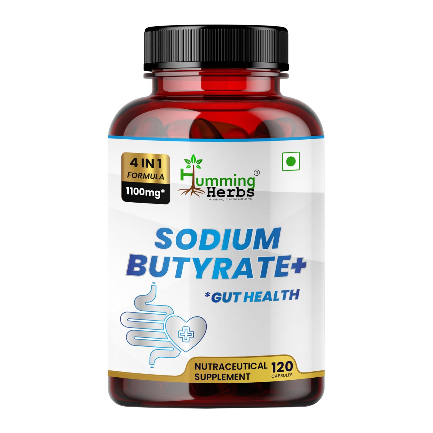 Humming Herbs Sodium Butyrate+ Capsules 120 Count