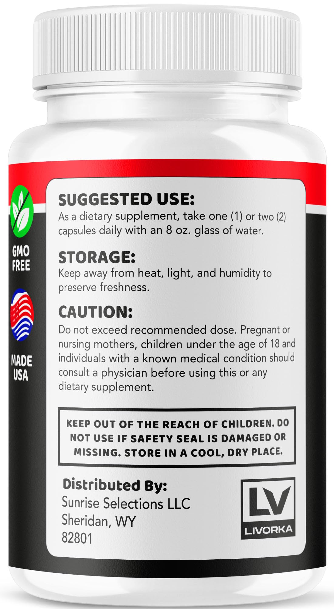 LIVORKA Test Max Capsules, 300 Capsules