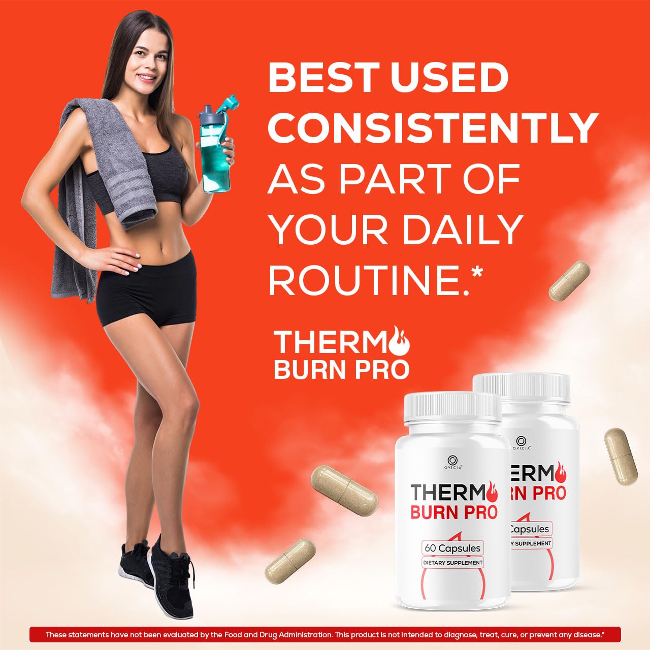 OVICIA Thermo Burn Pro Capsules 120 Capsules