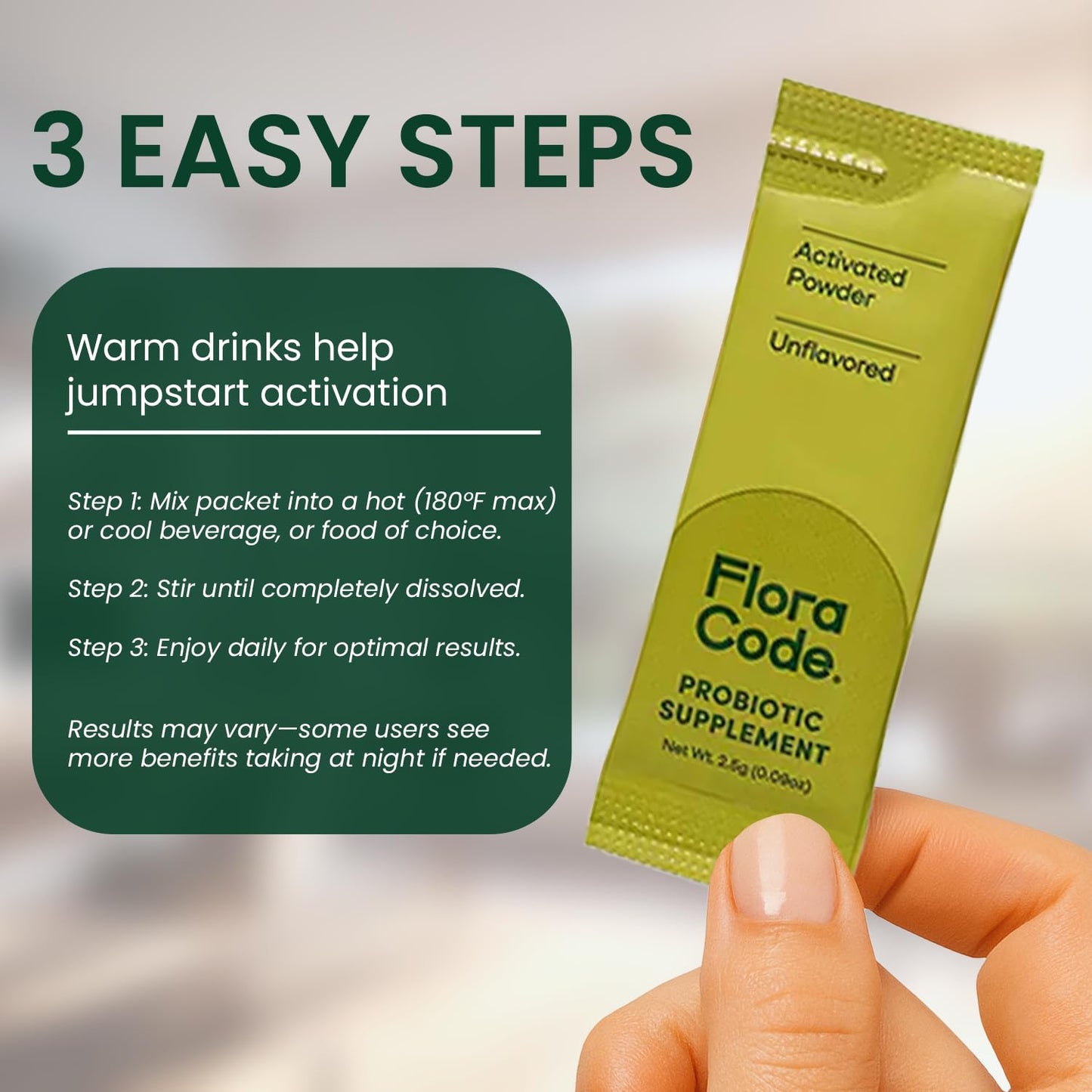 Flora Code Probiotic Powder 4.01 Ounce