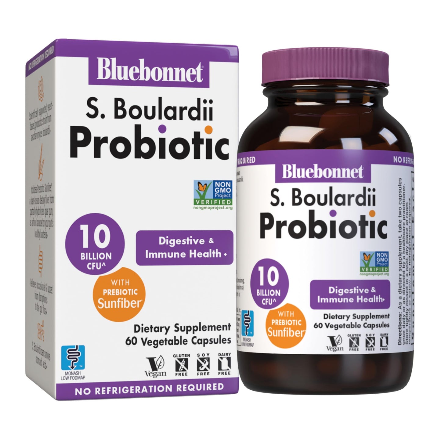 BlueBonnet S. Boulardii Probiotic 10 Billion CFU Capsule 60 Count