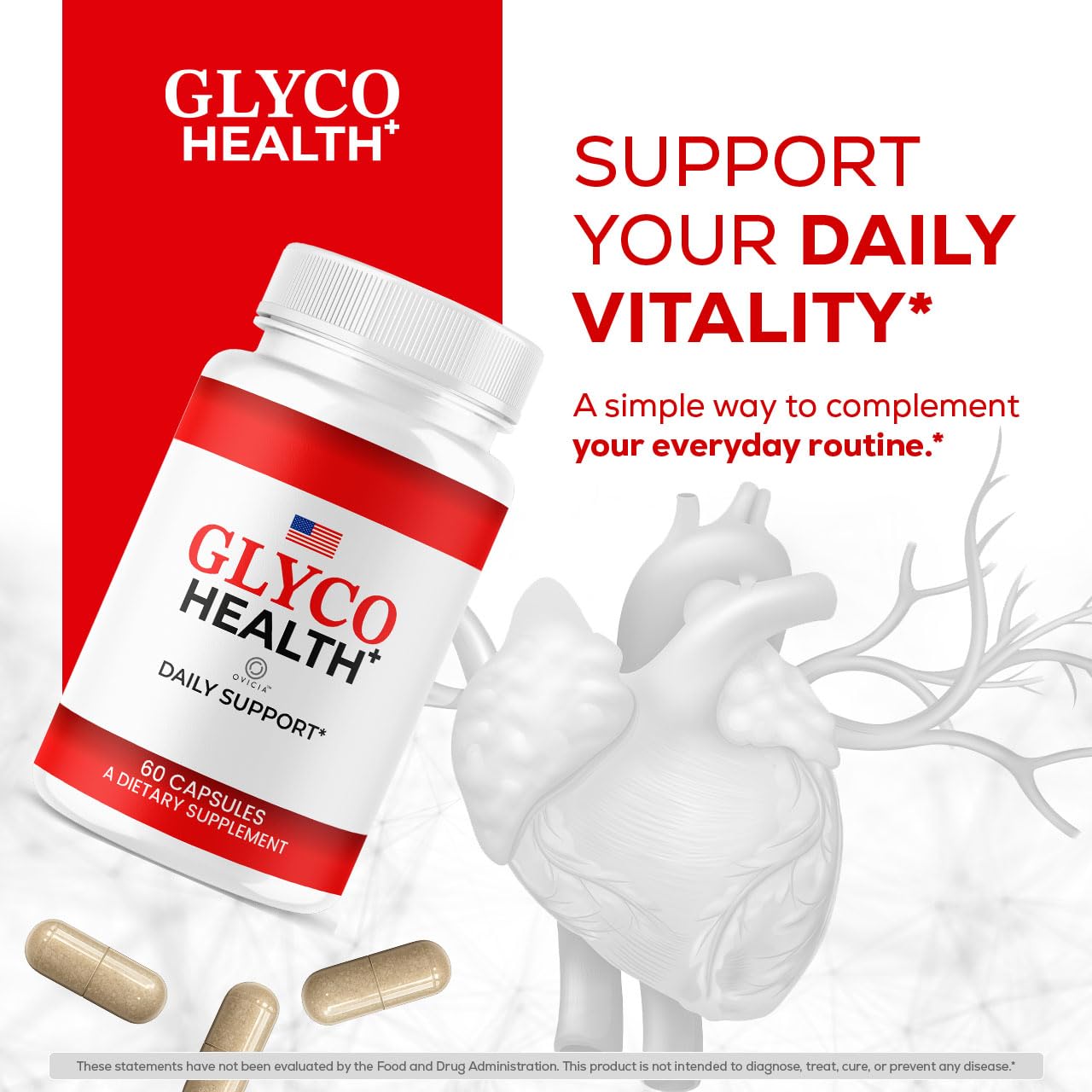 OVICIA Glyco Health Capsules, 120 Capsules