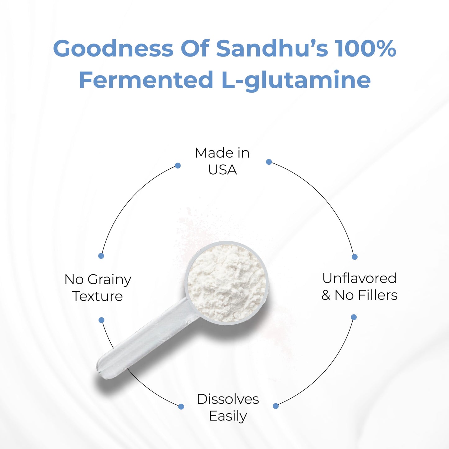 Sandhu's L-Glutamine Powder 17.6 oz