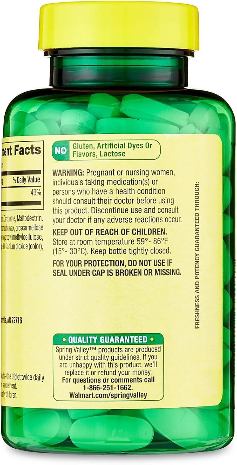 Generic Calcium 600 mg Tablet, 100 Tablets