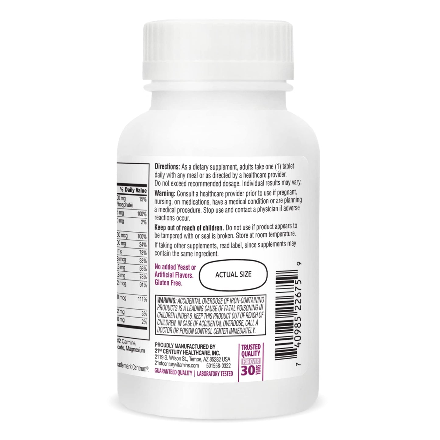 21st Century Sentry Women Multivitamin Tablets, 240 Count