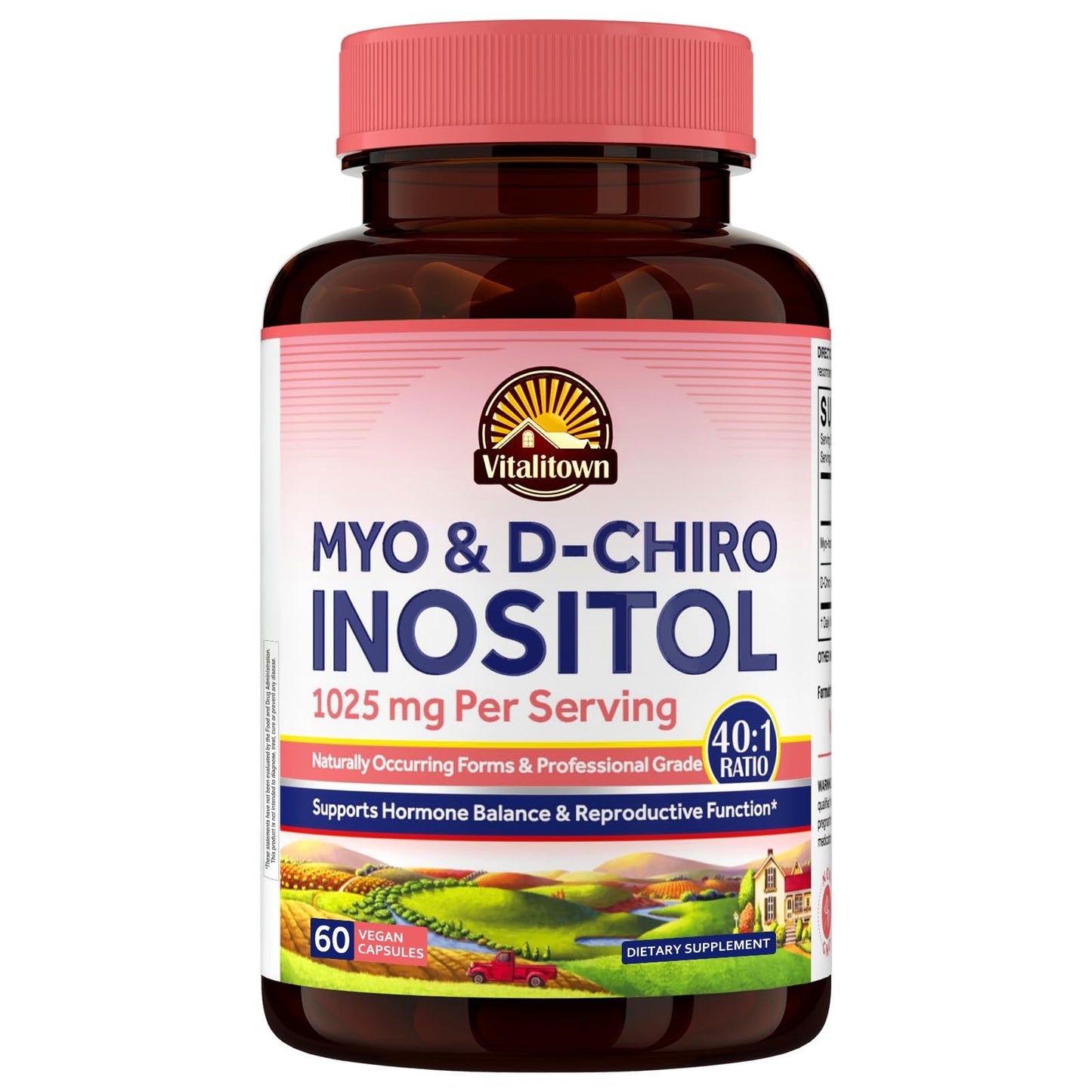 Vitalitown Inositol Supplement Capsule 60 Count