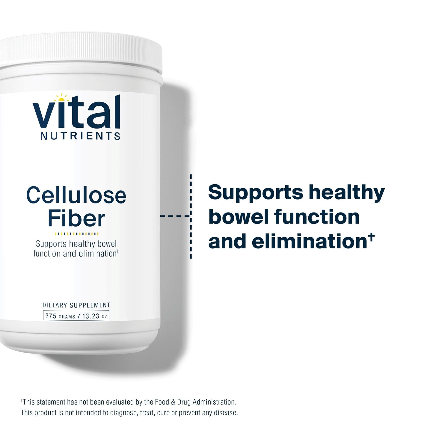 Vital Nutrients Cellulose Insoluble Fiber Powder 13.23 oz