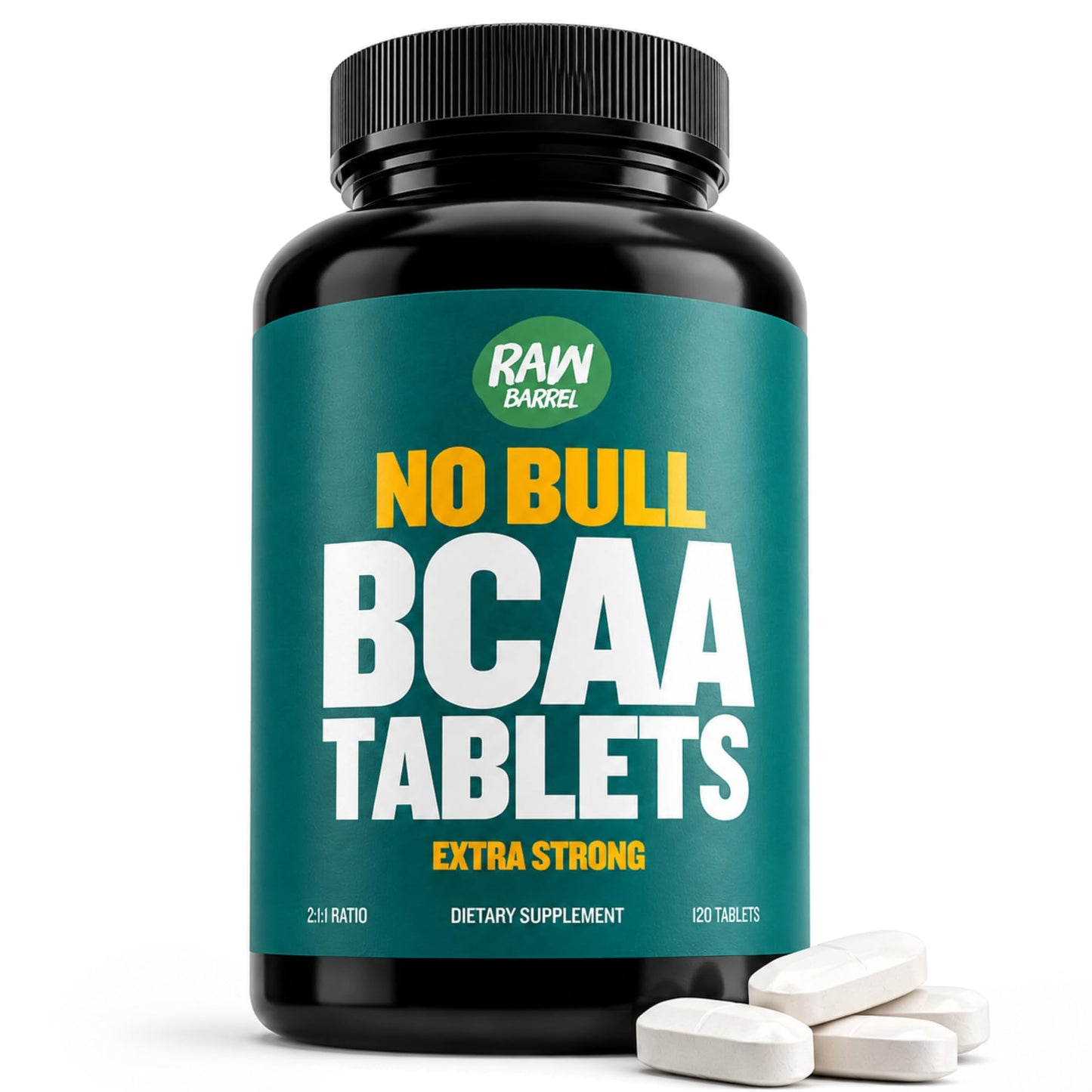 Raw Barrel BCAA 120 Tablets