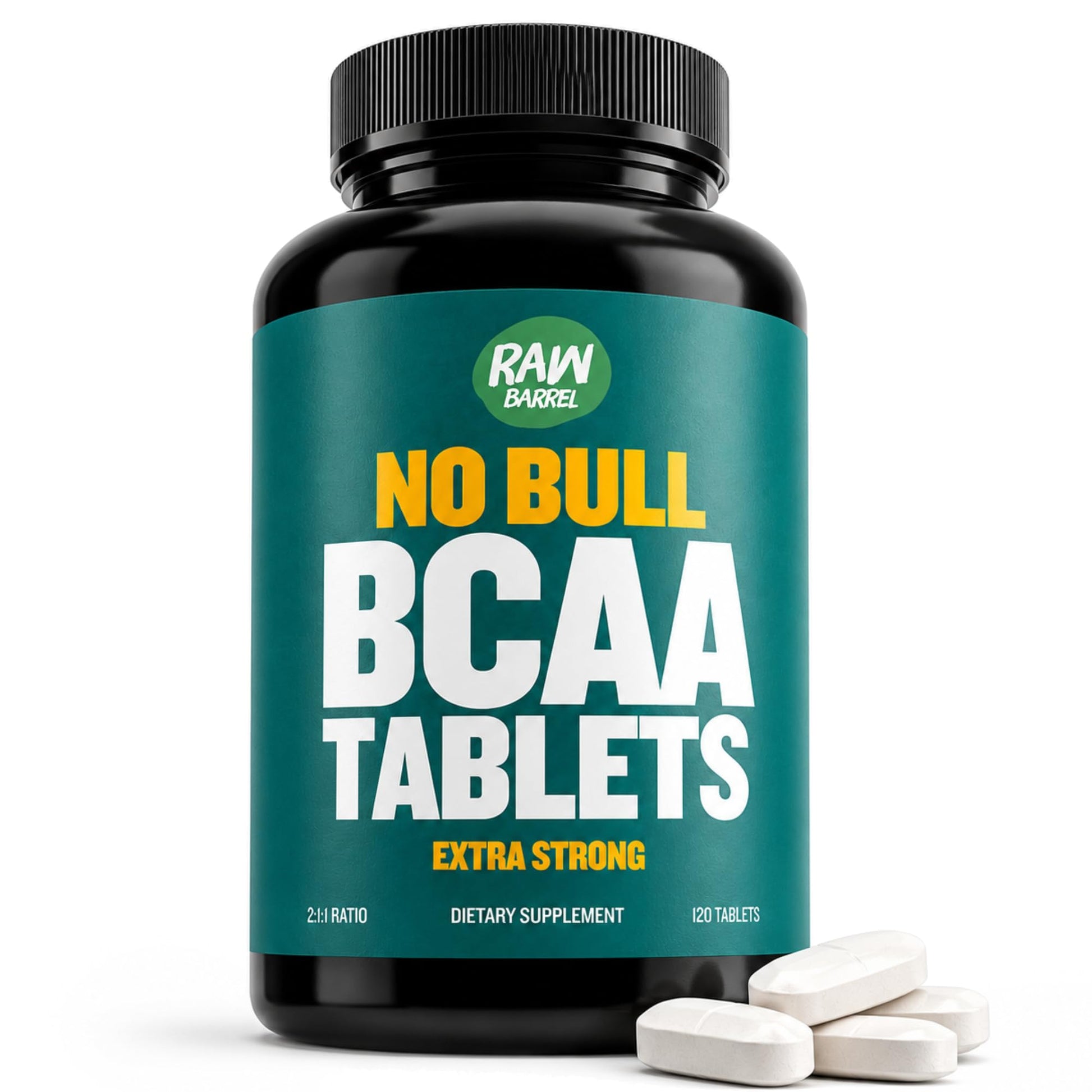 Raw Barrel BCAA 120 Tablets