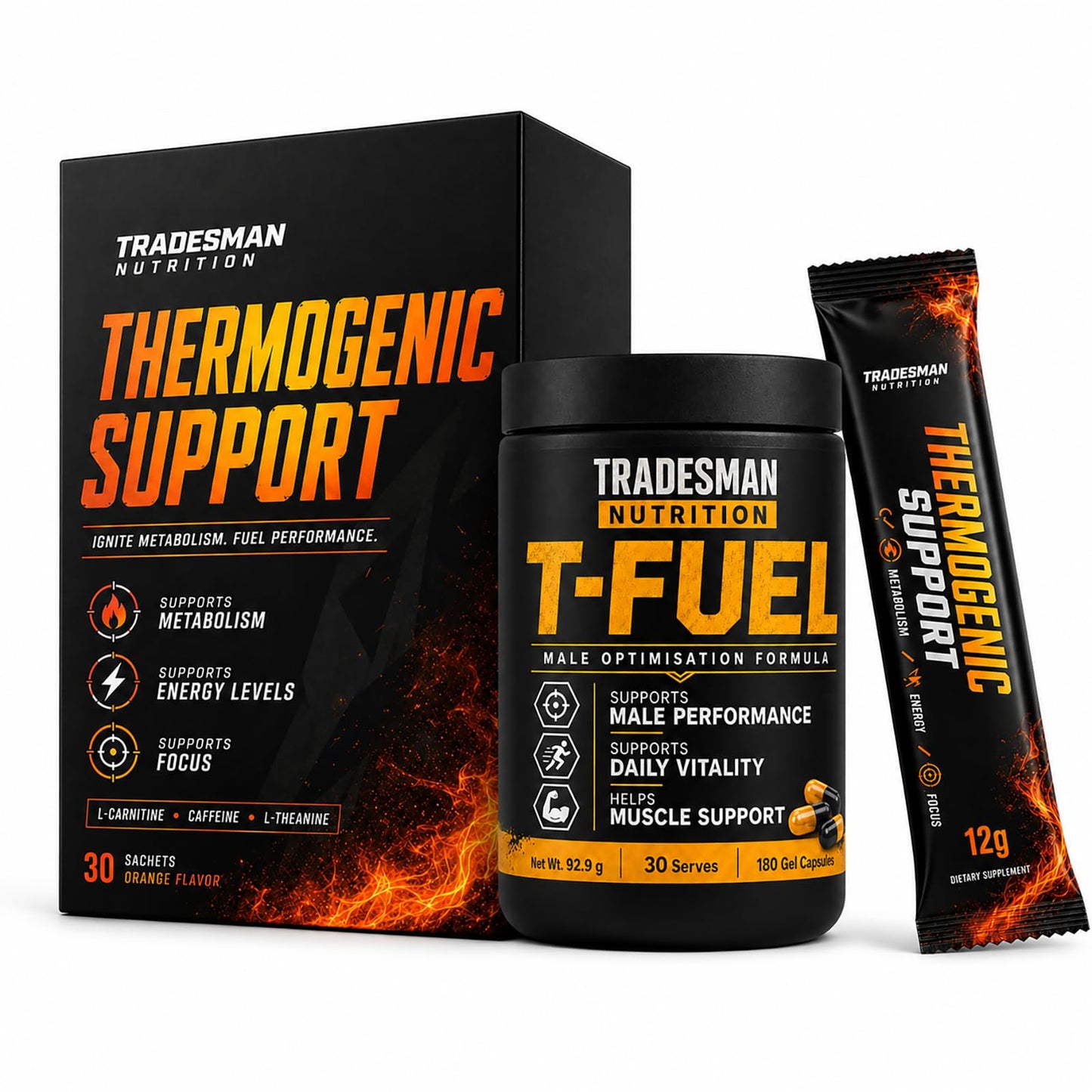 Tradesman Nutrition T-Fuel and Shred Powder 8
