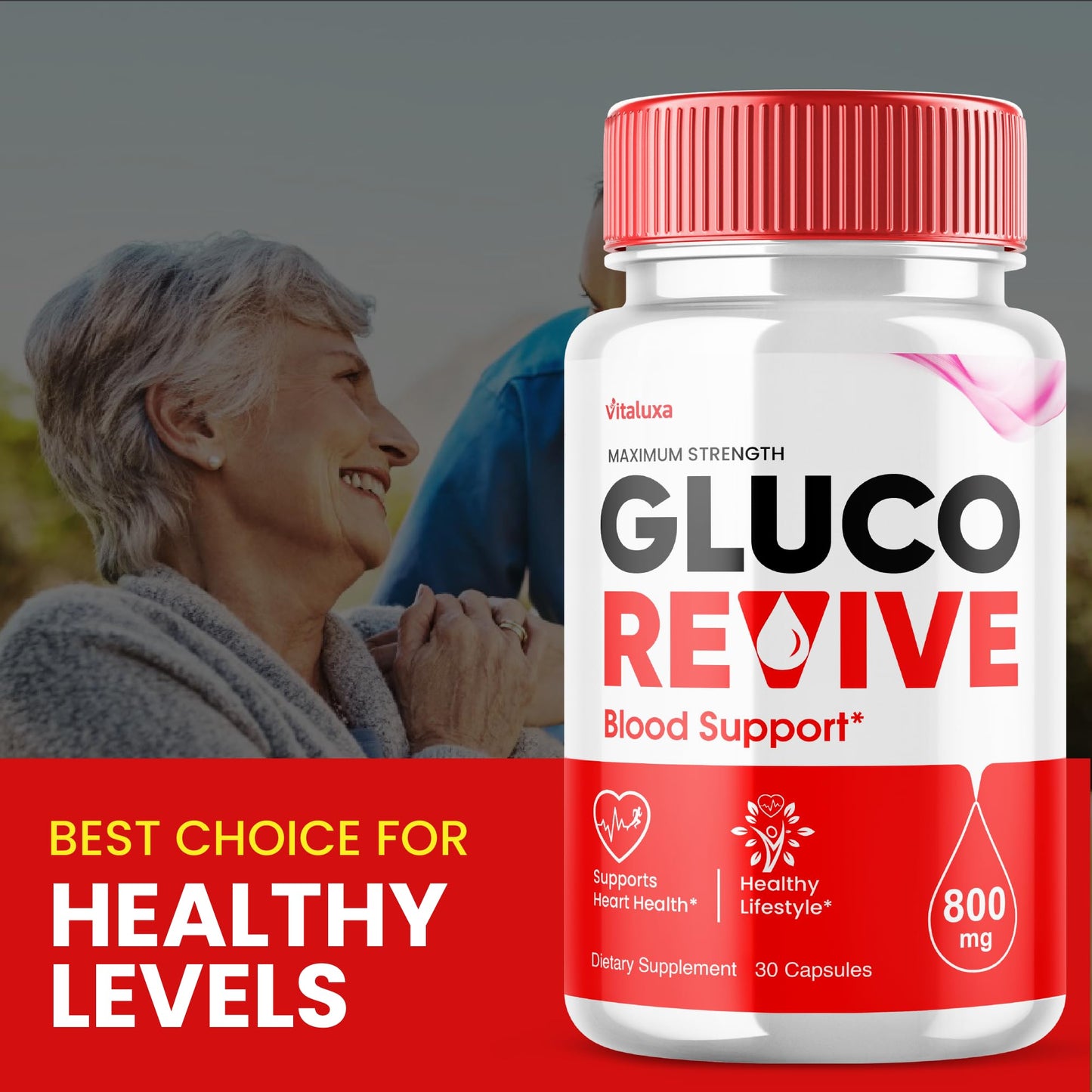 Vitaluxa Gluco Revive Capsules 300 Count