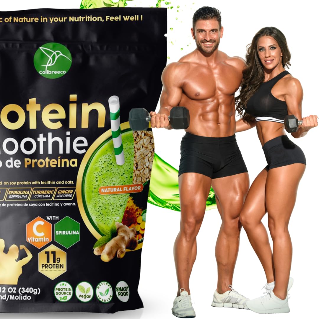 COLIBREECO Plant-Based Protein Super Blend Powder, 24 Servings