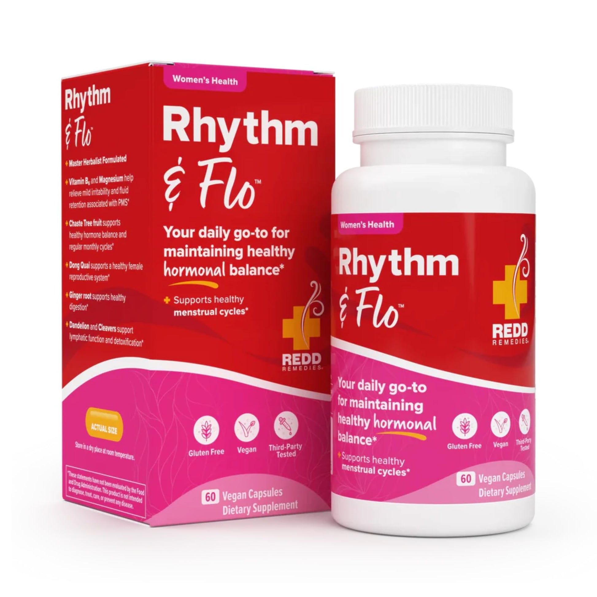 Redd Remedies Rhythm & Flo 60 Capsules