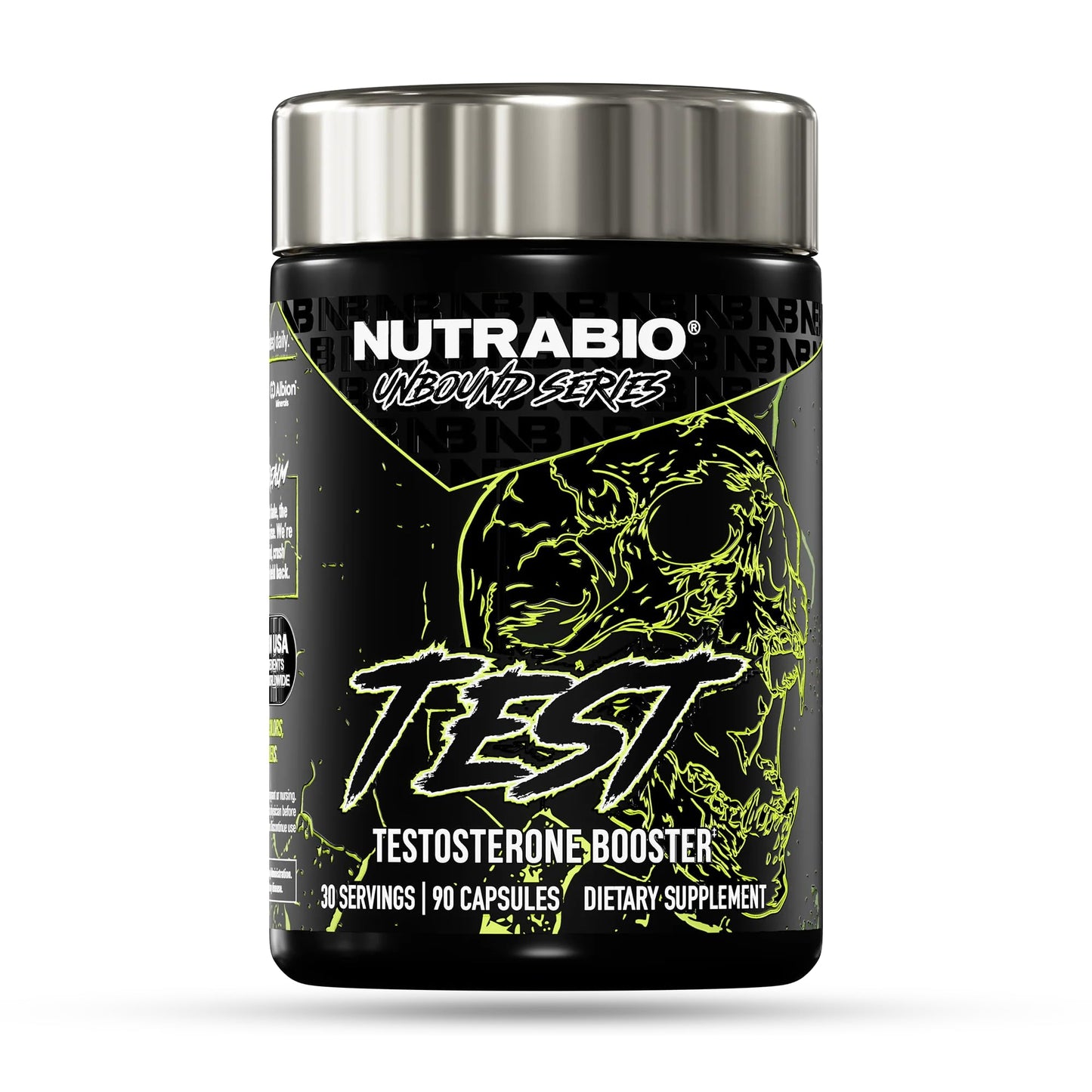 NutraBio Unbound Test Capsule 90 Count