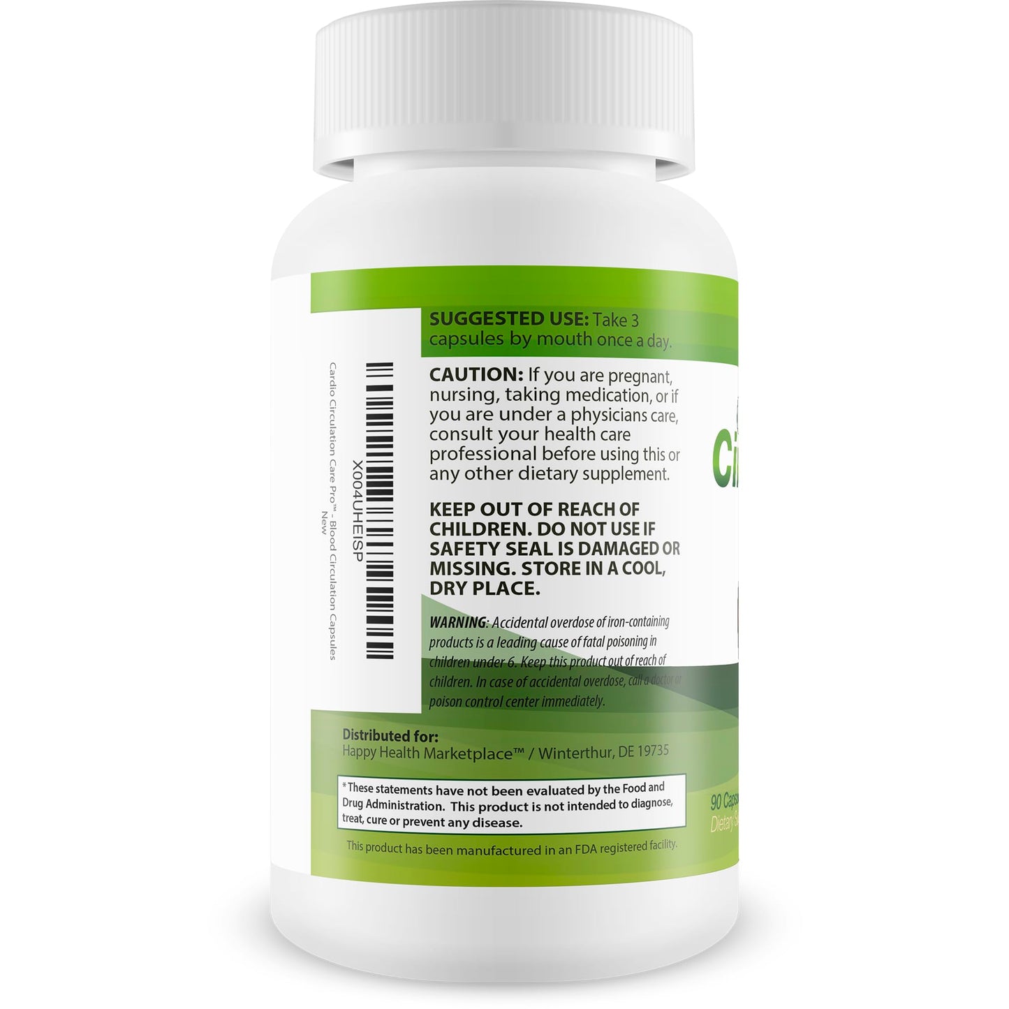 Happy Health Marketplace Cardio Circulation Care Pro Capsules 90 Count