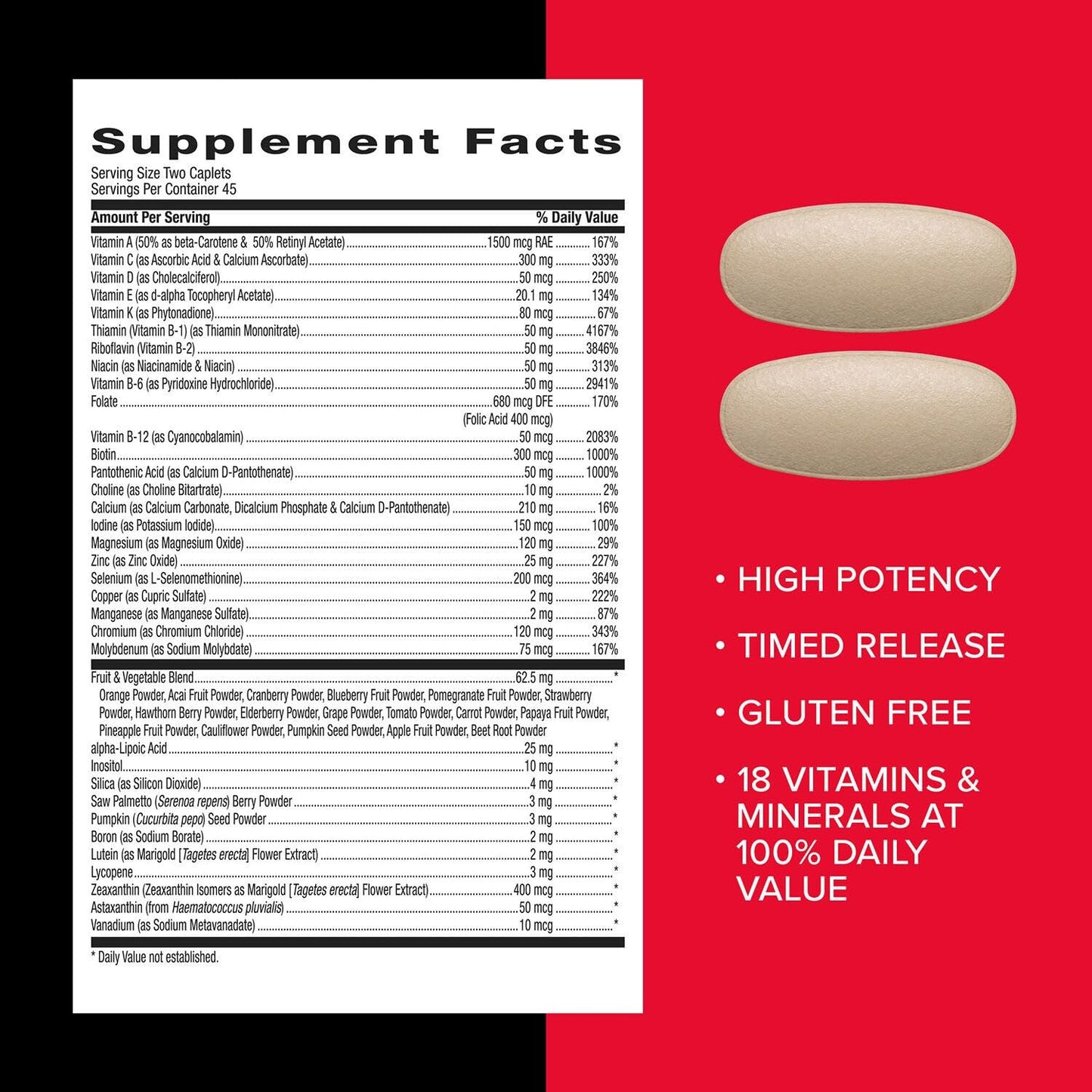 GNC Mega Men Multivitamin Capsules 90 Count