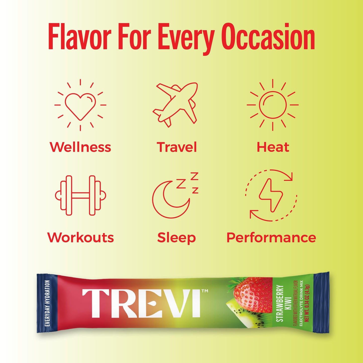 TREVI Electrolytes Powder Packets 2.89