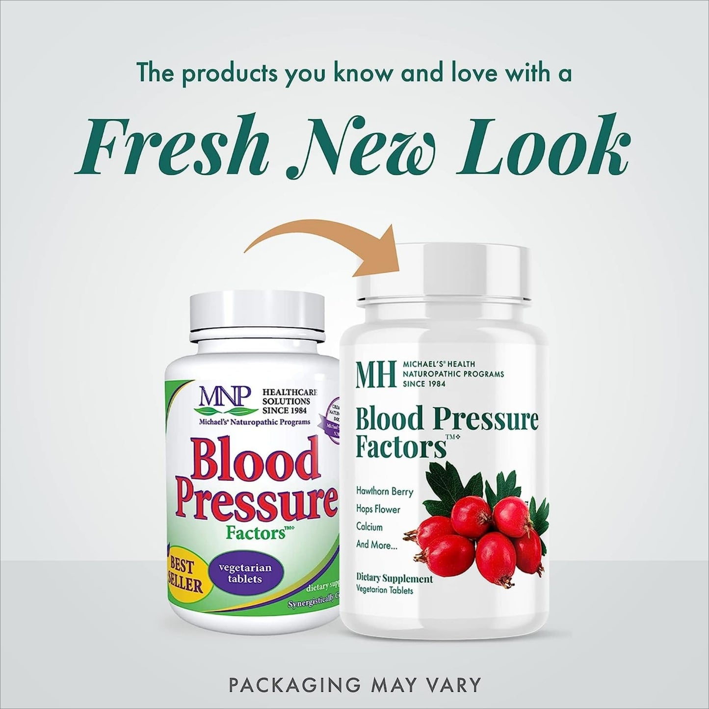 MICHAEL'S Health Naturopathic Programs Blood Pressure Factors Tablets 120