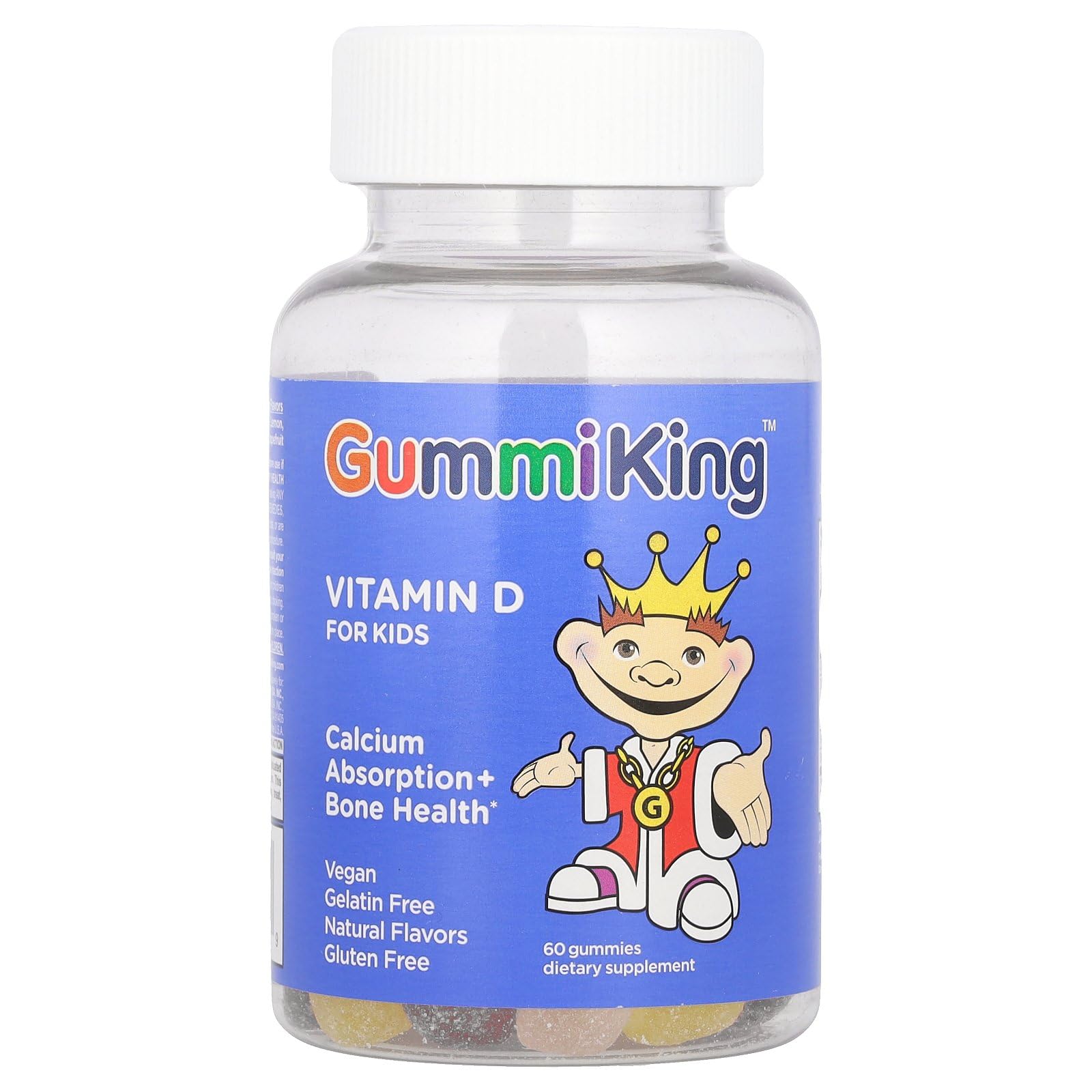 Gummi King Vitamin D for Kids Gummy, 60 Gummies