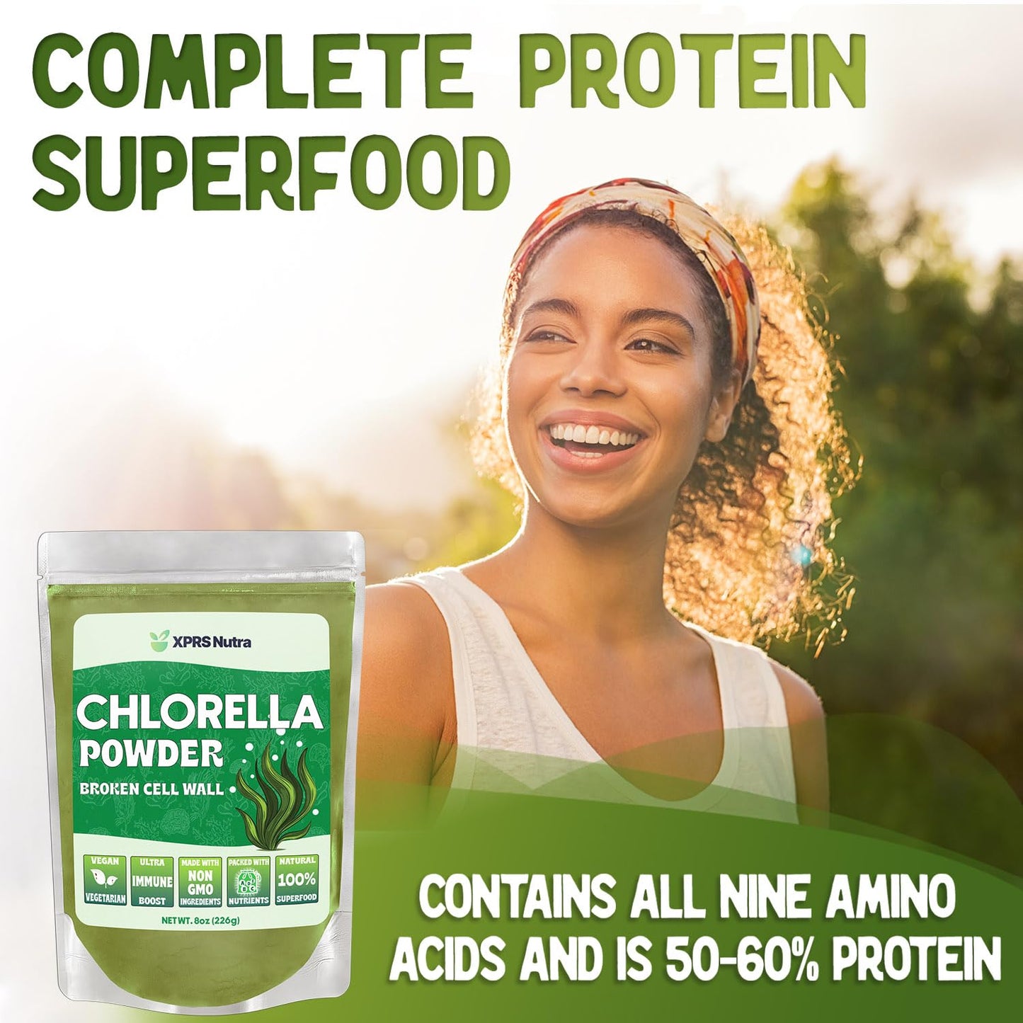 XPRS Nutra Chlorella Powder 8 Ounce
