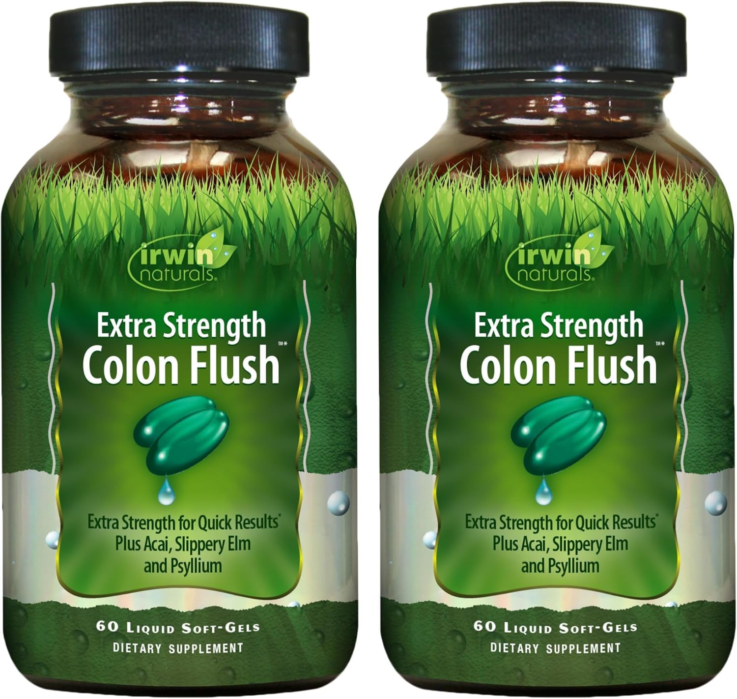 Irwin Naturals Extra Strength Colon Flush Softgels, 60 Count, Pack of 2