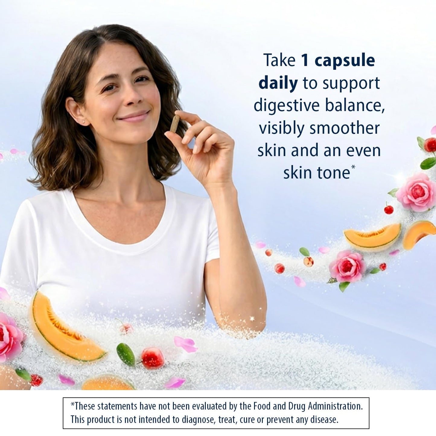 Florastor Digest + Skin Renew Probiotic Capsules, 30 Count