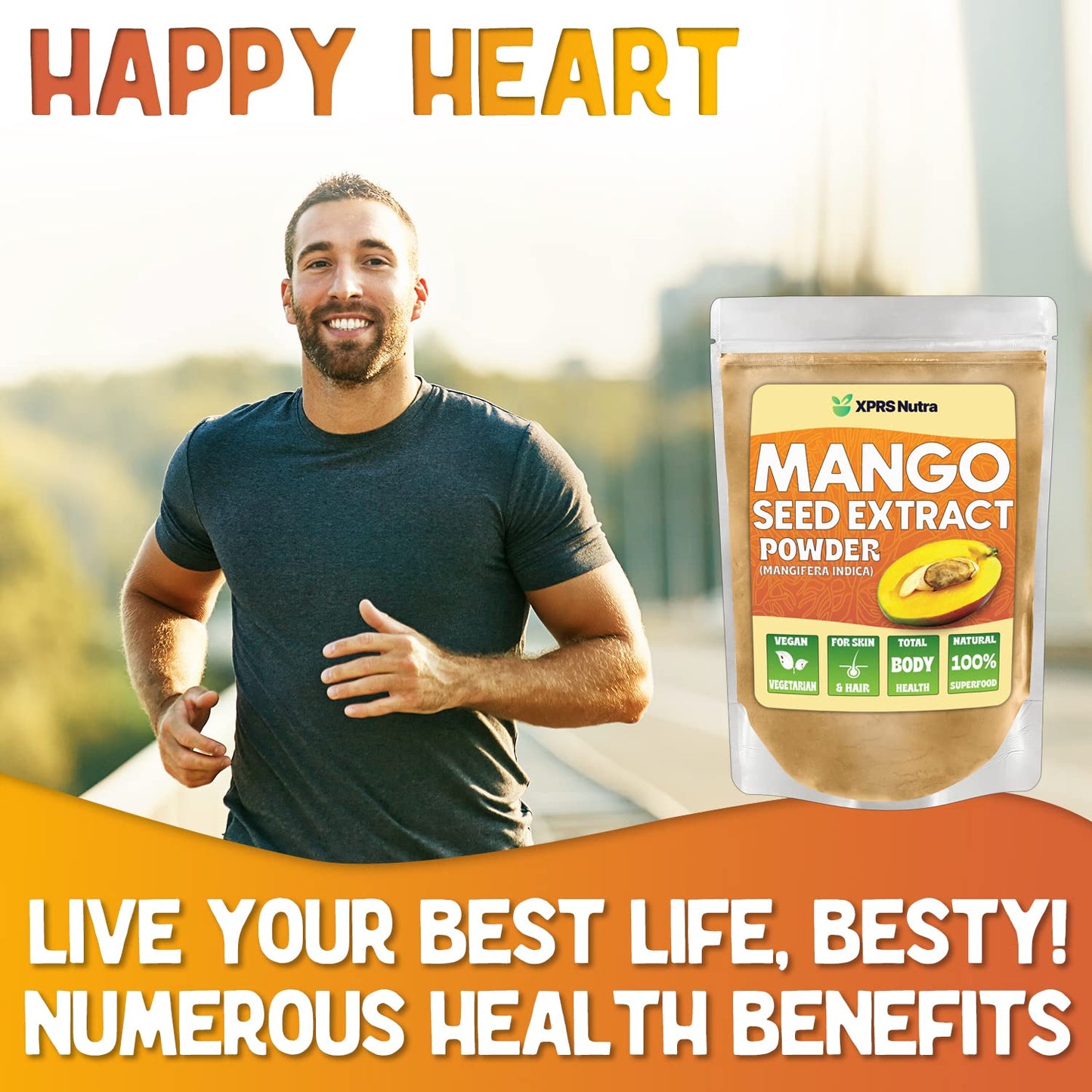 XPRS Nutra Mango Seed Extract Powder 8 Ounce
