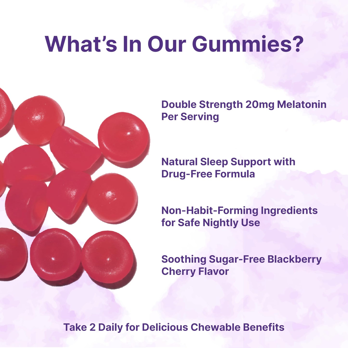 Micro Ingredients Melatonin 20mg Gummies, 120 Count