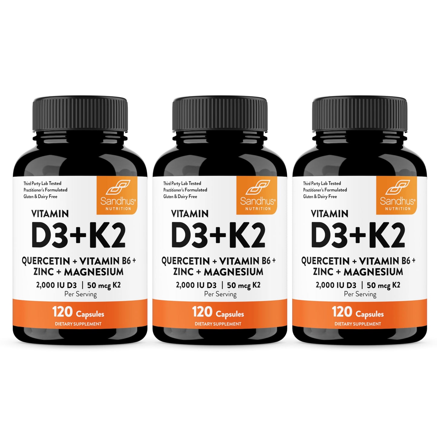 Sandhu's Vitamin D3 K2 Magnesium Capsule, 360 Count