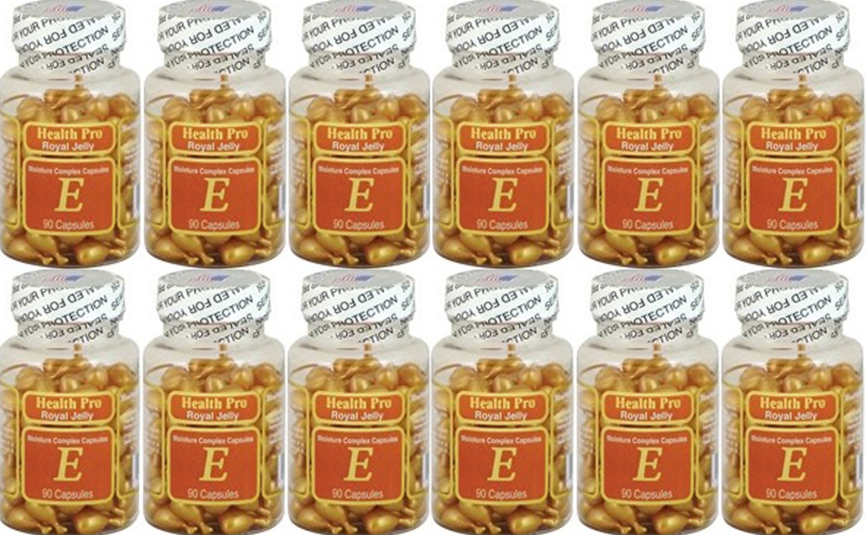 Nu-Health Royal Jelly Vitamin E Moisture Complex Capsules, 12 Pack
