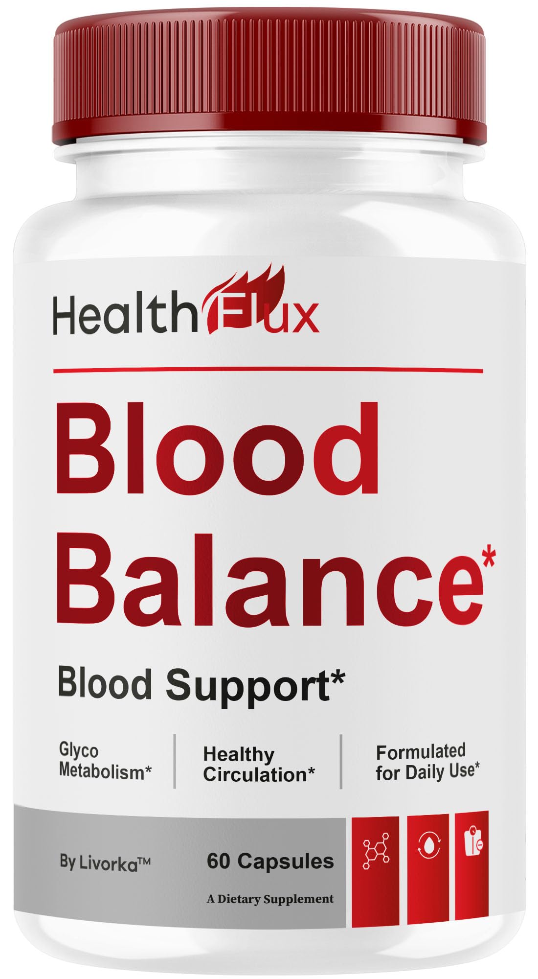 LIVORKA Health Flux Balance Support Capsules, 60 Count