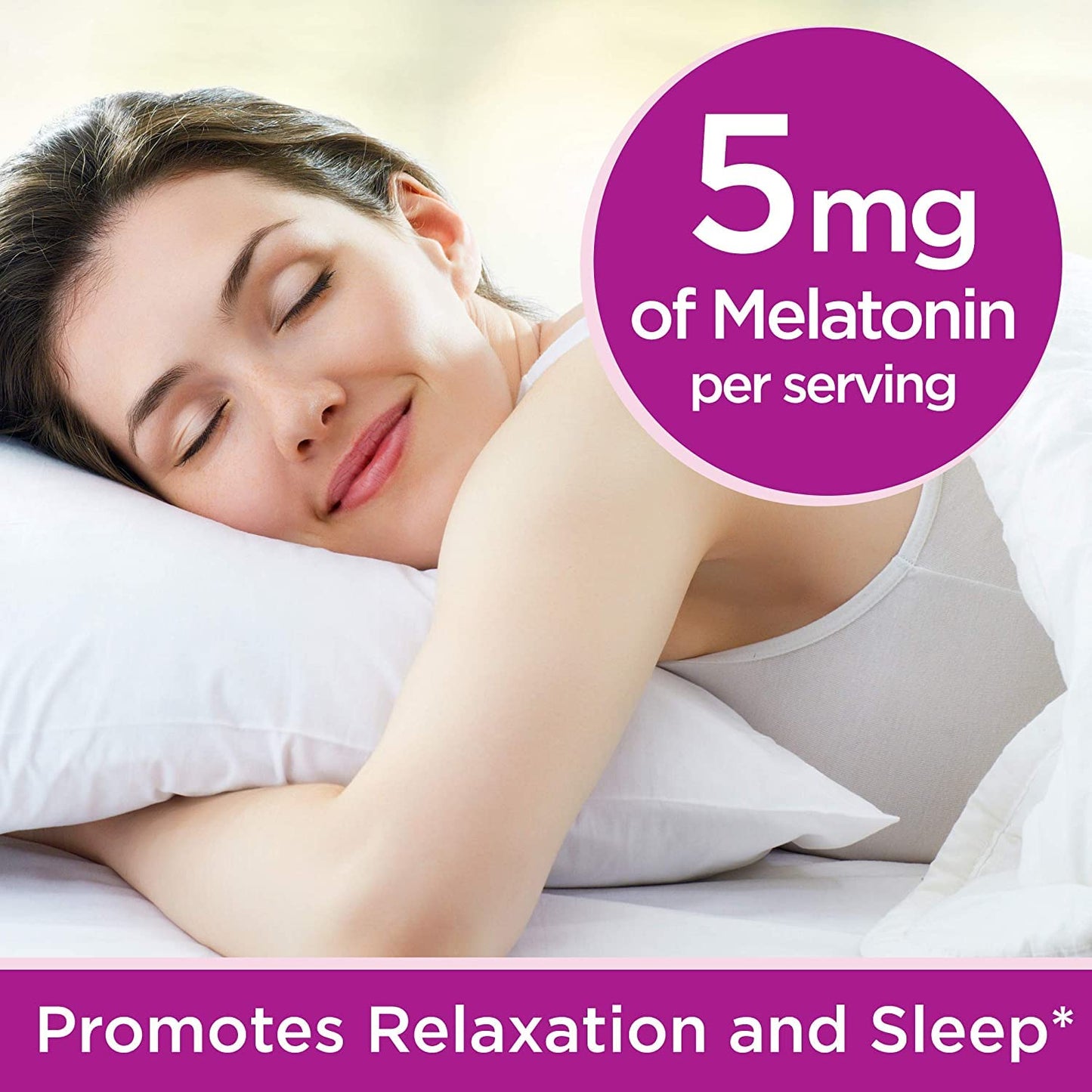 Nature's Bounty Optimal Solutions Gorgeous Sleep Melatonin 5mg Gummies with Collagen, Assorted Fruit Flavors, 120 Gummies