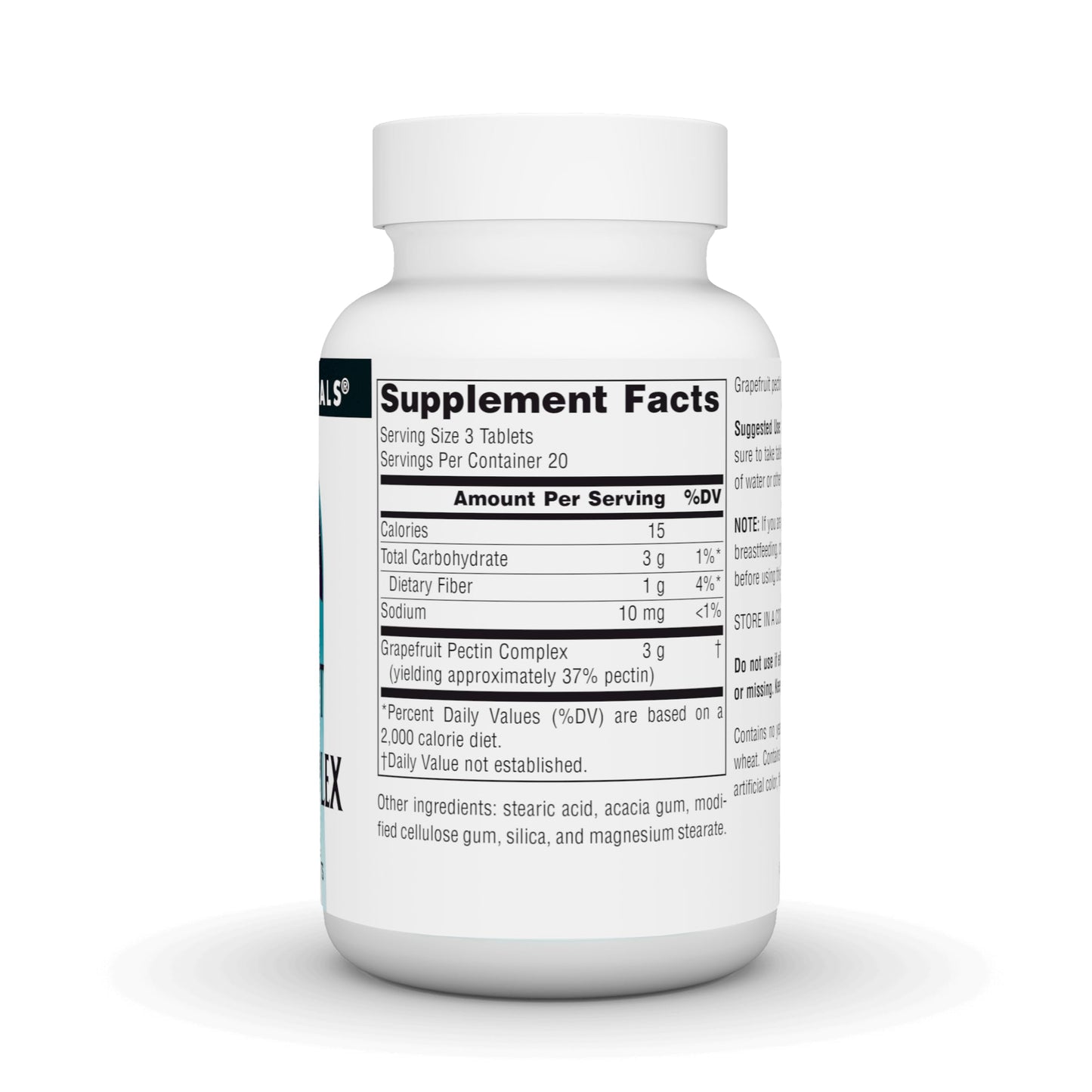Source Naturals Grapefruit Pectin Complex 1000 mg, 60 Tablets