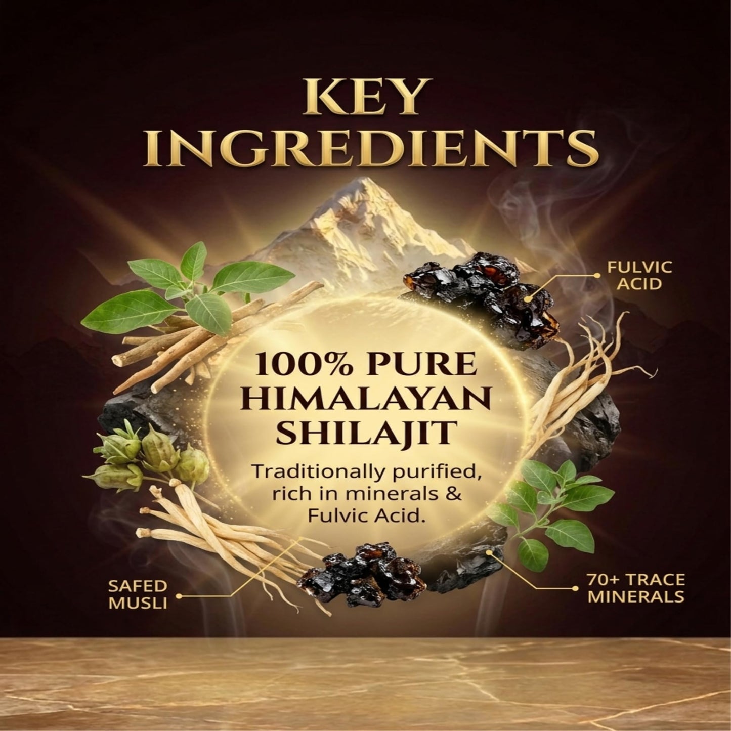 Smaart Health Dr. Pushp's Arogyam Ayurvedm Shilajit, 60 Tablets